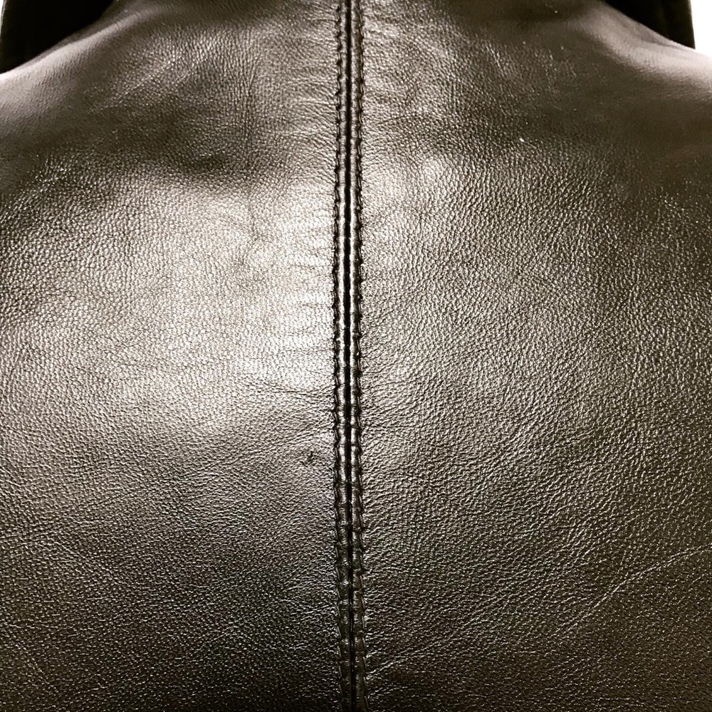 Vintage 90’s Black Leather Vest - Picture 8 of 8